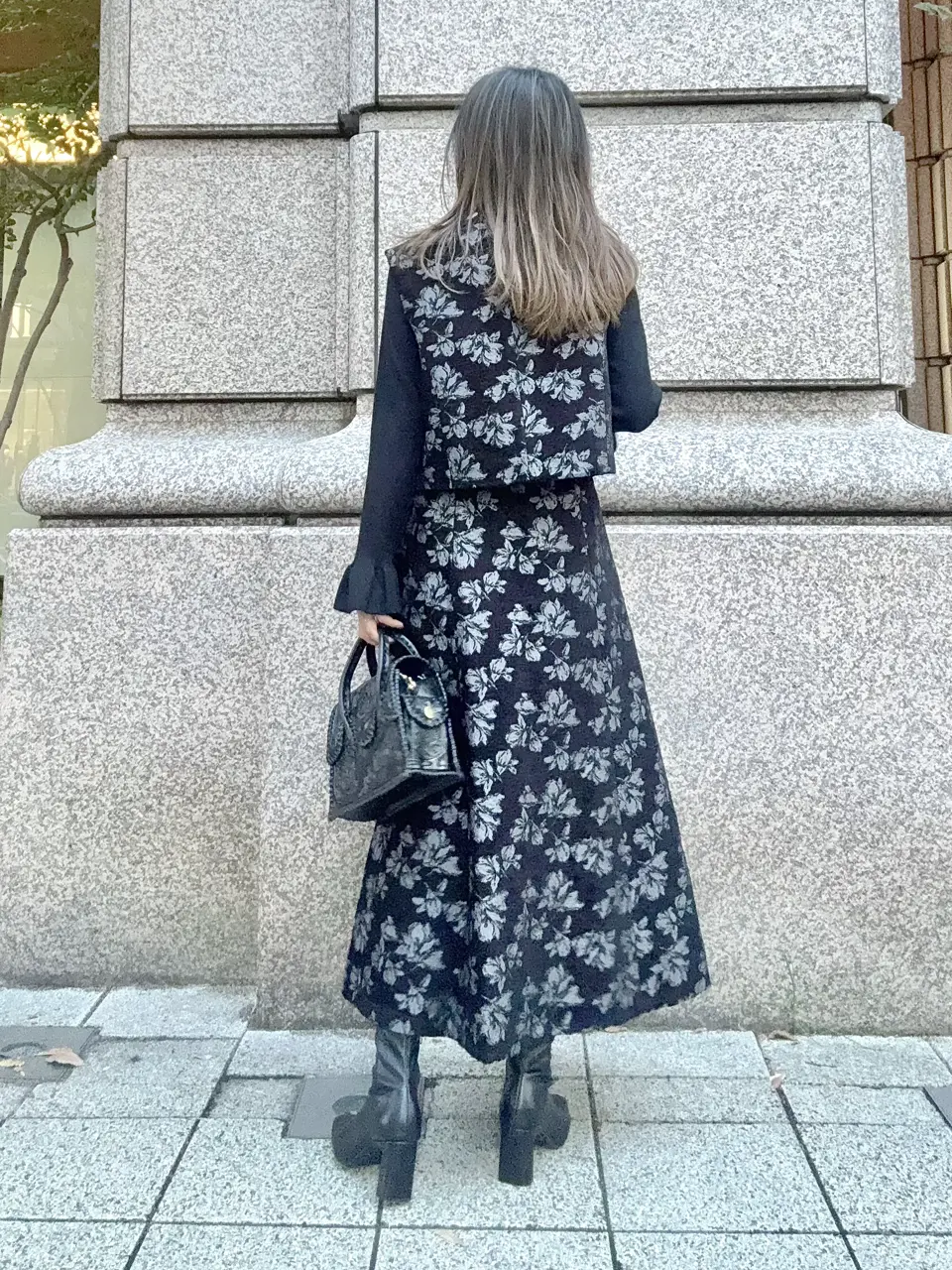 GRACE CONTINENTAL yukimi yonee コーディネート画像