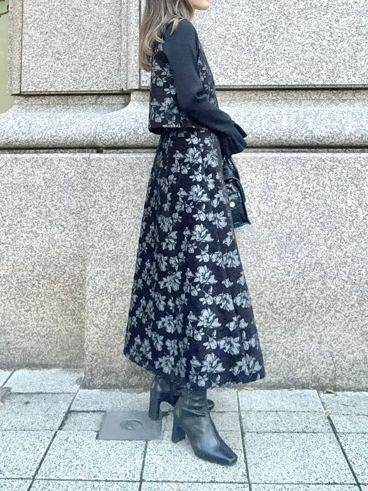 GRACE CONTINENTAL yukimi yonee コーディネート画像