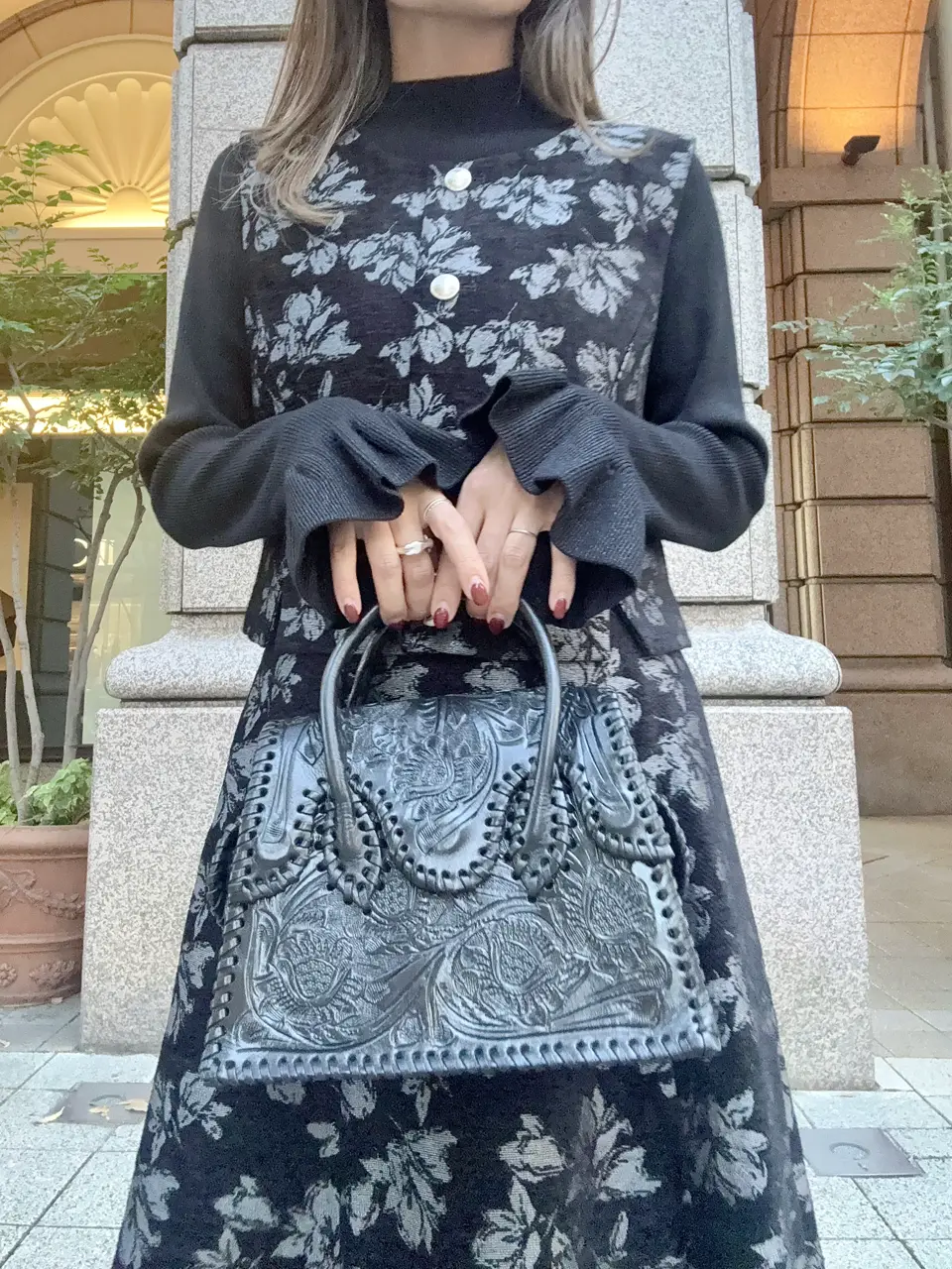 GRACE CONTINENTAL yukimi yonee コーディネート画像