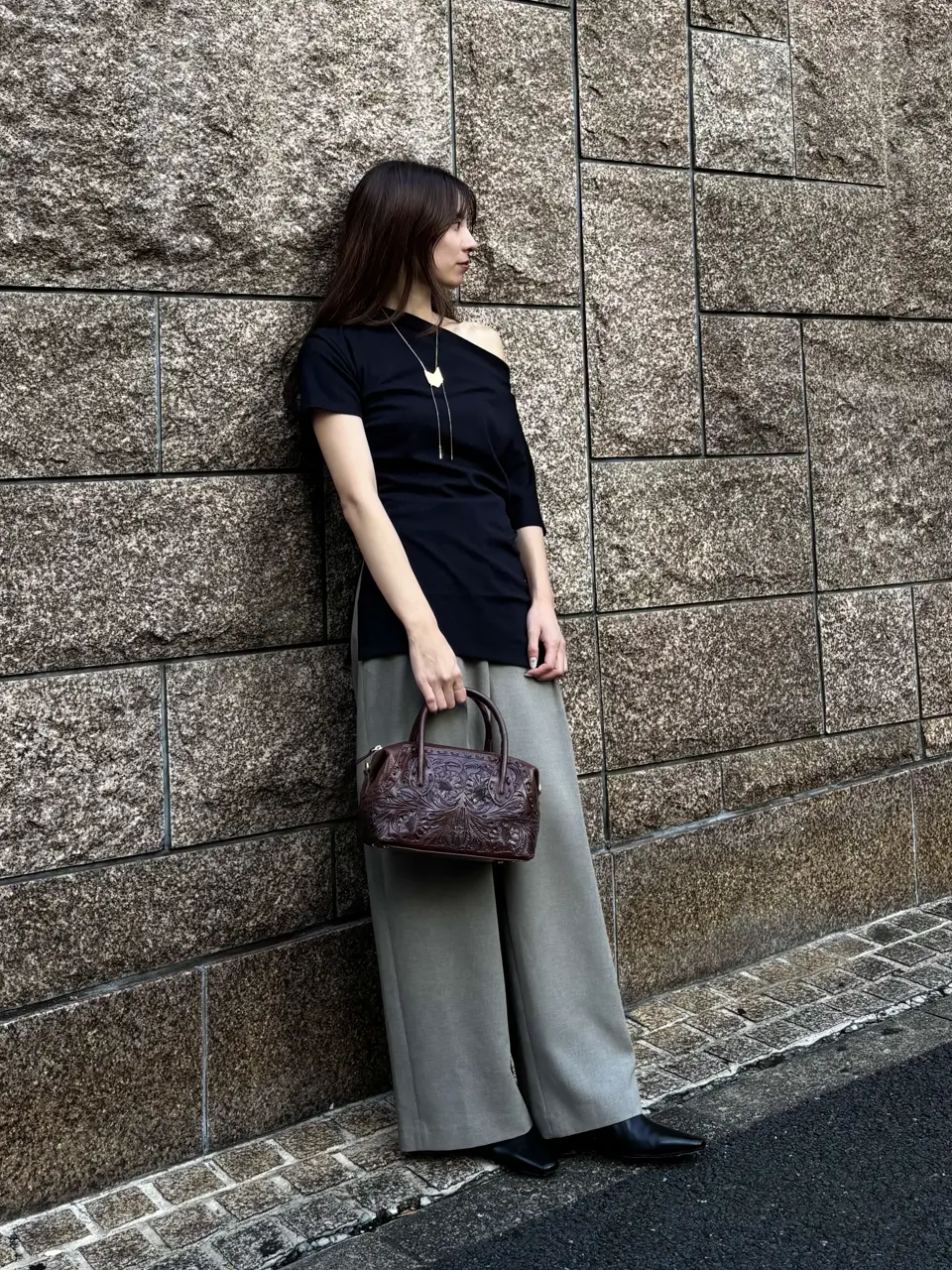 GRACE CONTINENTAL Hikaru Okada コーディネート画像