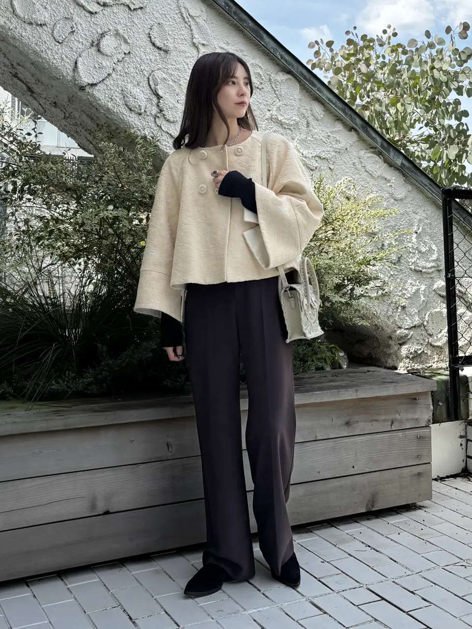 GRACE CONTINENTAL Hikaru Okada コーディネート画像