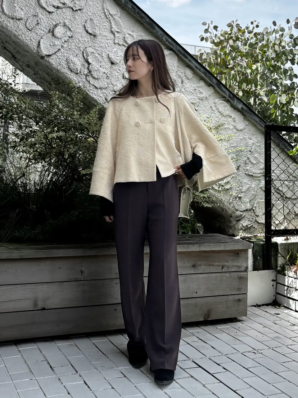 GRACE CONTINENTAL Hikaru Okada コーディネート画像