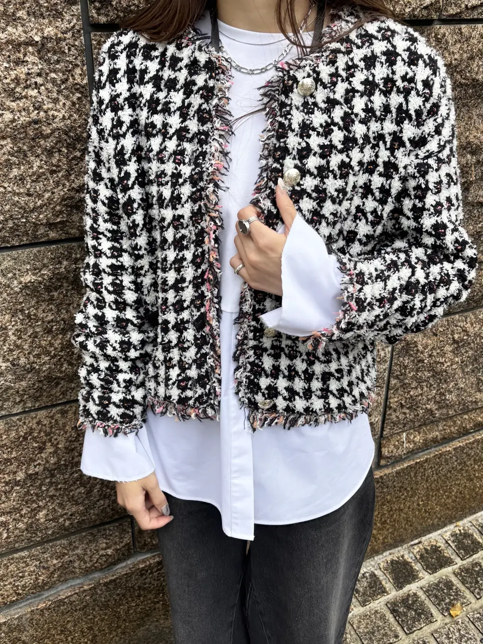 GRACE CONTINENTAL Hikaru Okada コーディネート画像