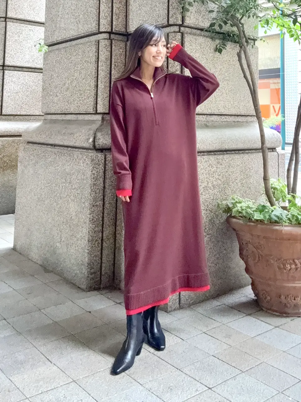 GRACE CONTINENTAL yukimi yonee コーディネート画像