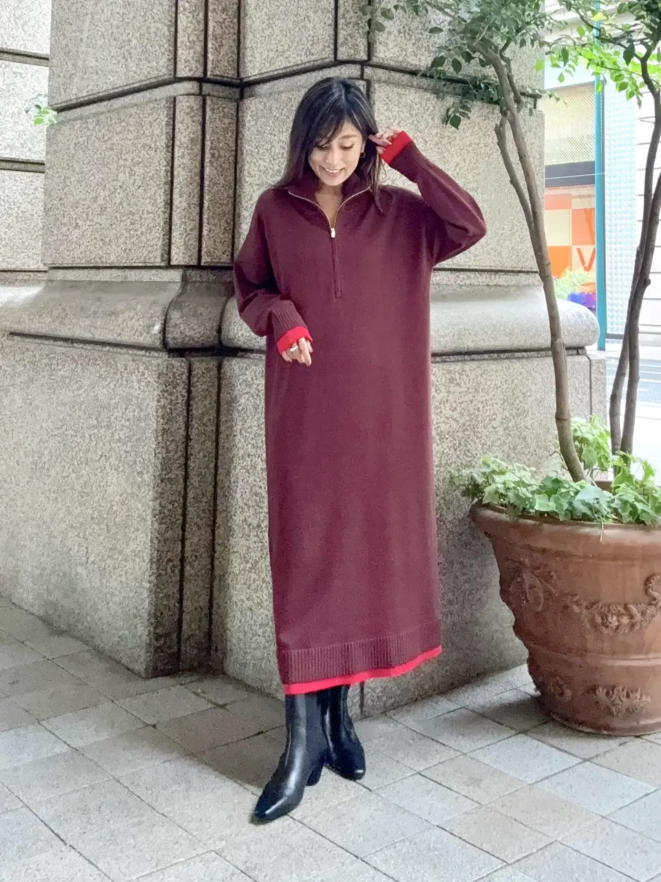 GRACE CONTINENTAL yukimi yonee コーディネート画像