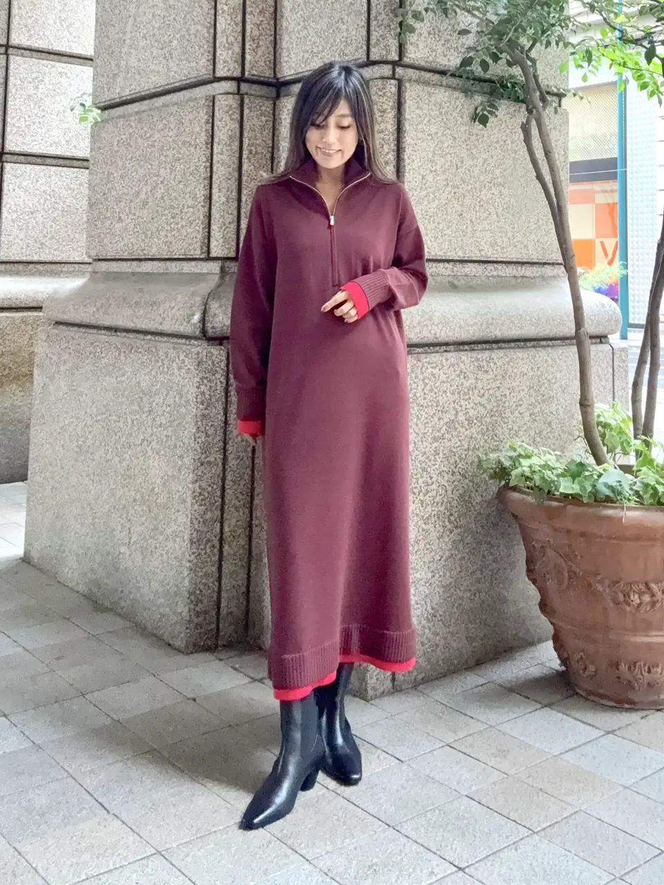 GRACE CONTINENTAL yukimi yonee コーディネート画像