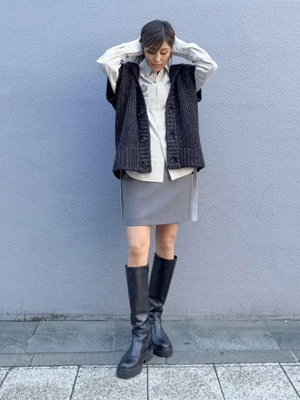 GRACE CONTINENTAL yukimi yonee コーディネート画像