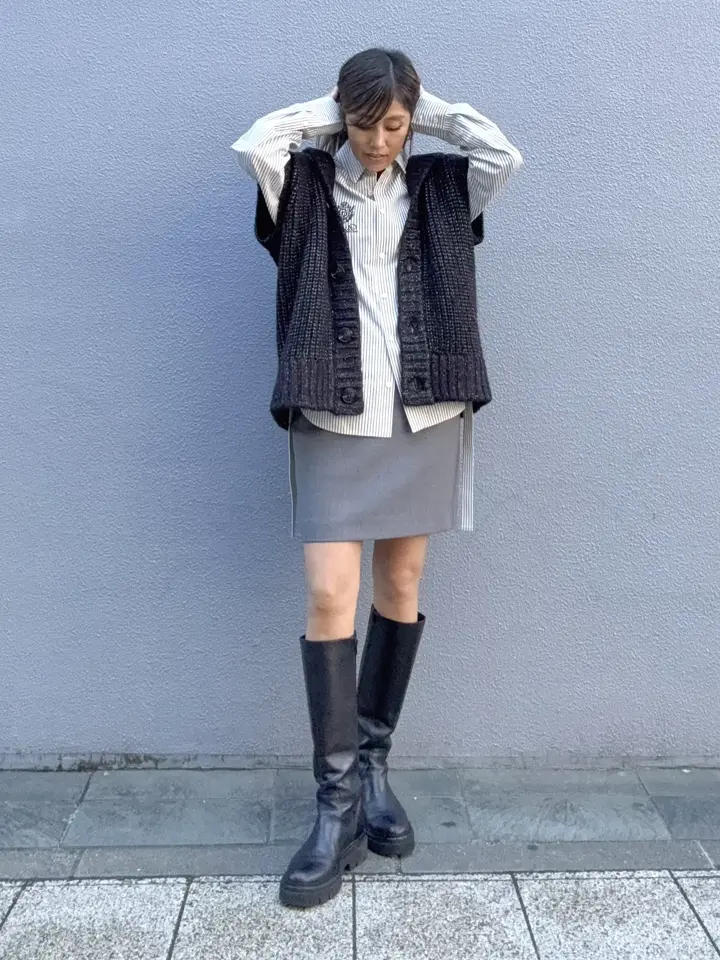 GRACE CONTINENTAL yukimi yonee コーディネート画像