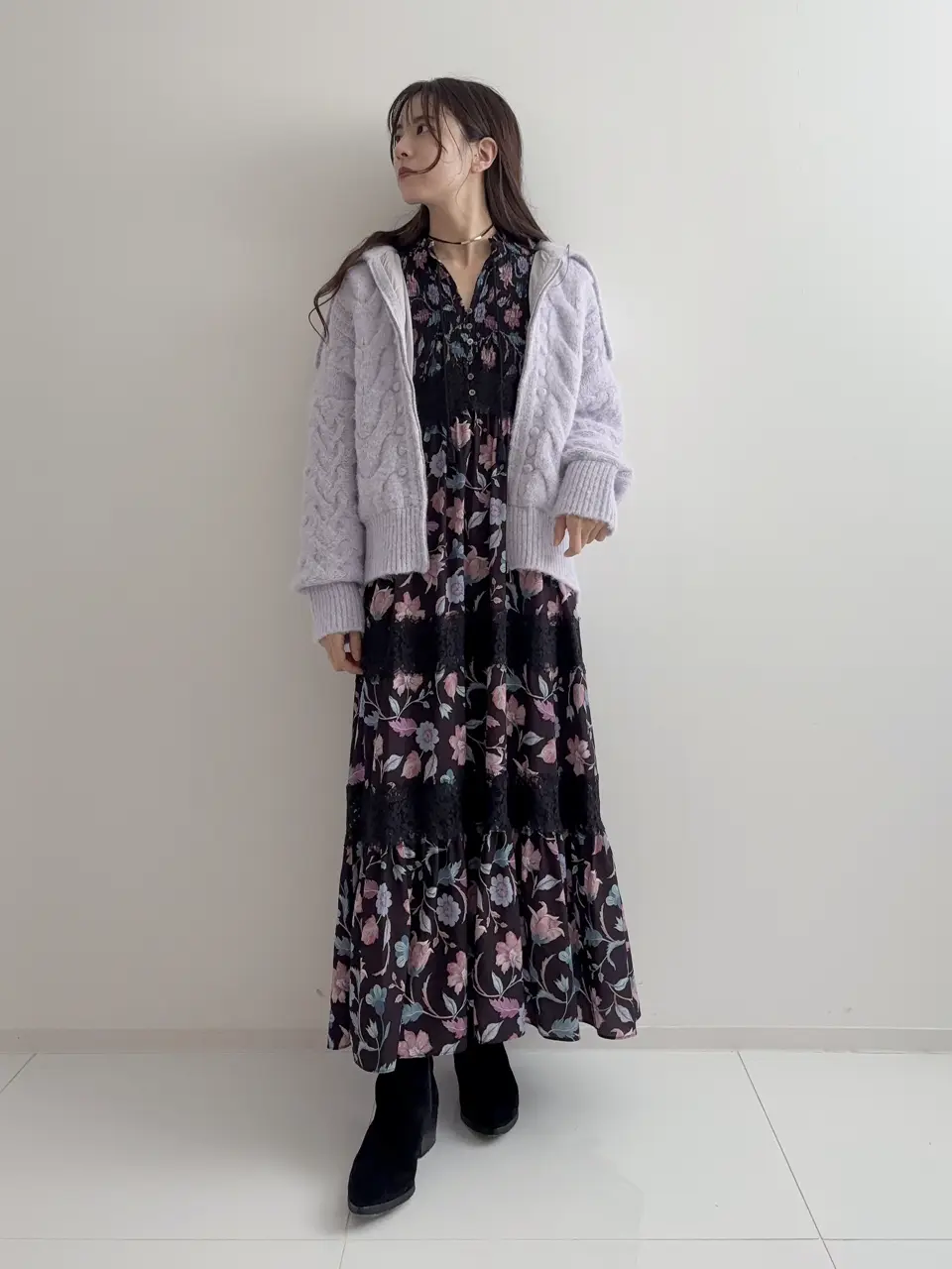 GRACE CONTINENTAL Hikaru Okada コーディネート画像