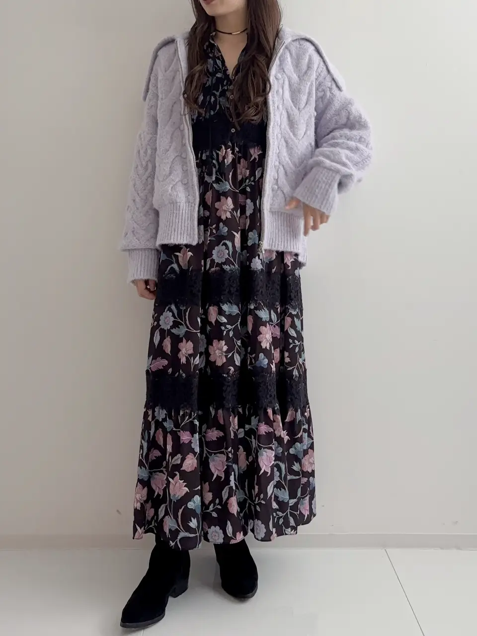 GRACE CONTINENTAL Hikaru Okada コーディネート画像