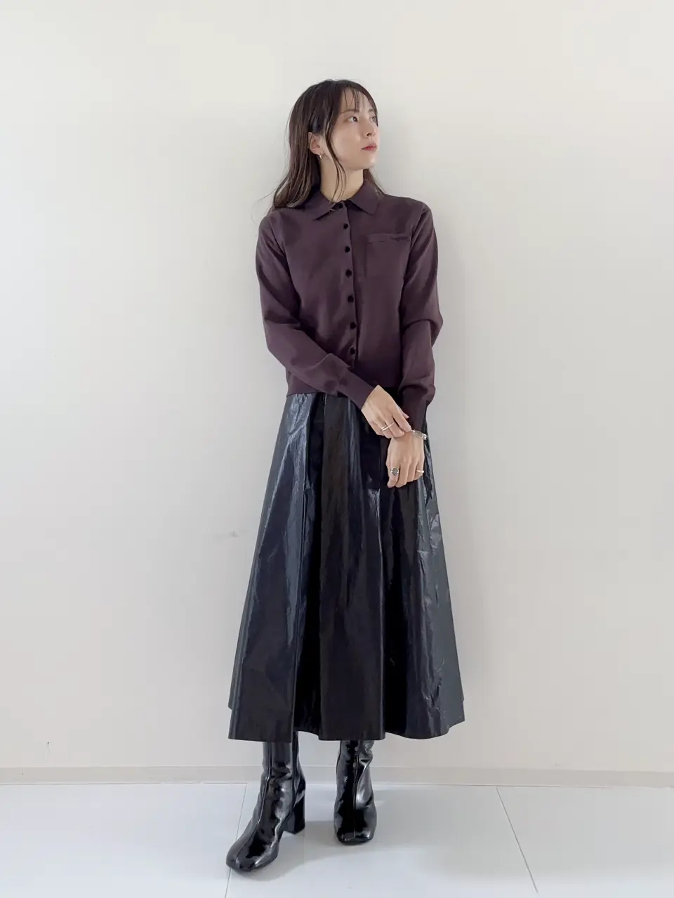 GRACE CONTINENTAL Hikaru Okada コーディネート画像