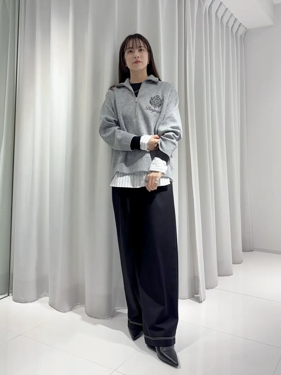 GRACE CONTINENTAL Hikaru Okada コーディネート画像