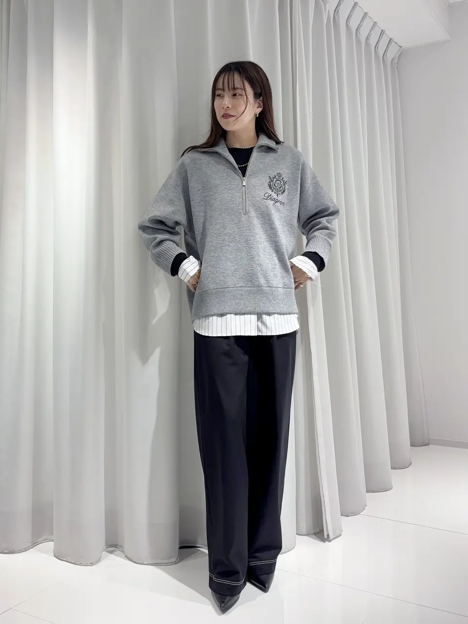 GRACE CONTINENTAL Hikaru Okada コーディネート画像