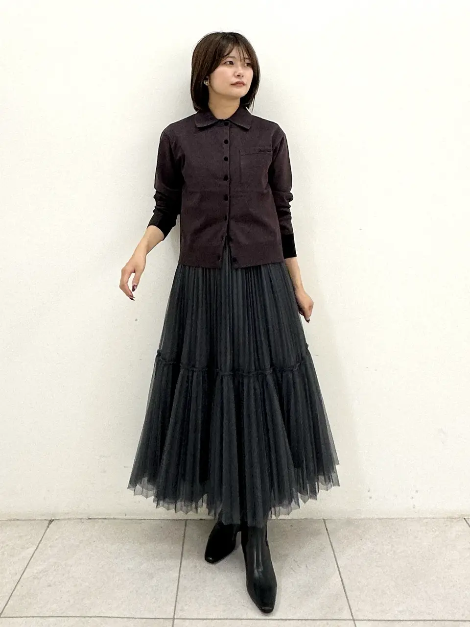 GRACE CONTINENTAL MORITA AI コーディネート画像