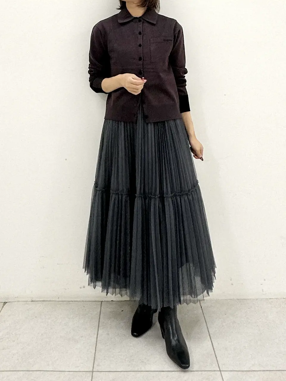 GRACE CONTINENTAL MORITA AI コーディネート画像