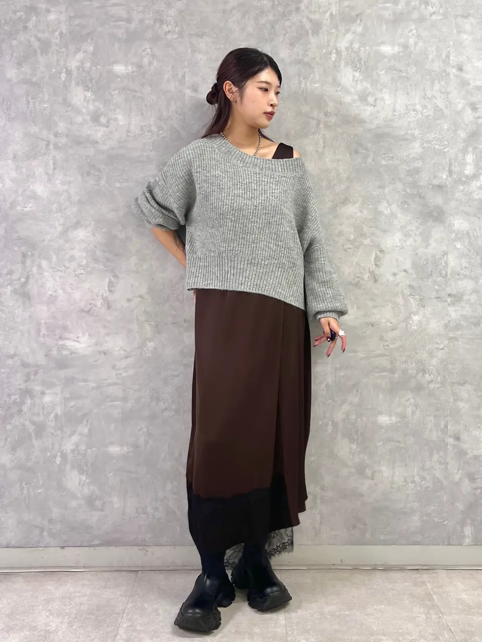 GRACE CONTINENTAL NORIA コーディネート画像