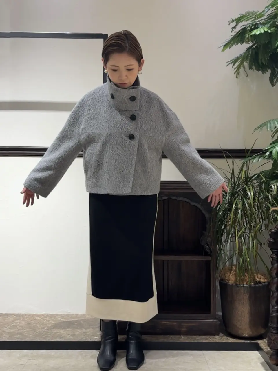 GRACE CONTINENTAL N.YURI コーディネート画像