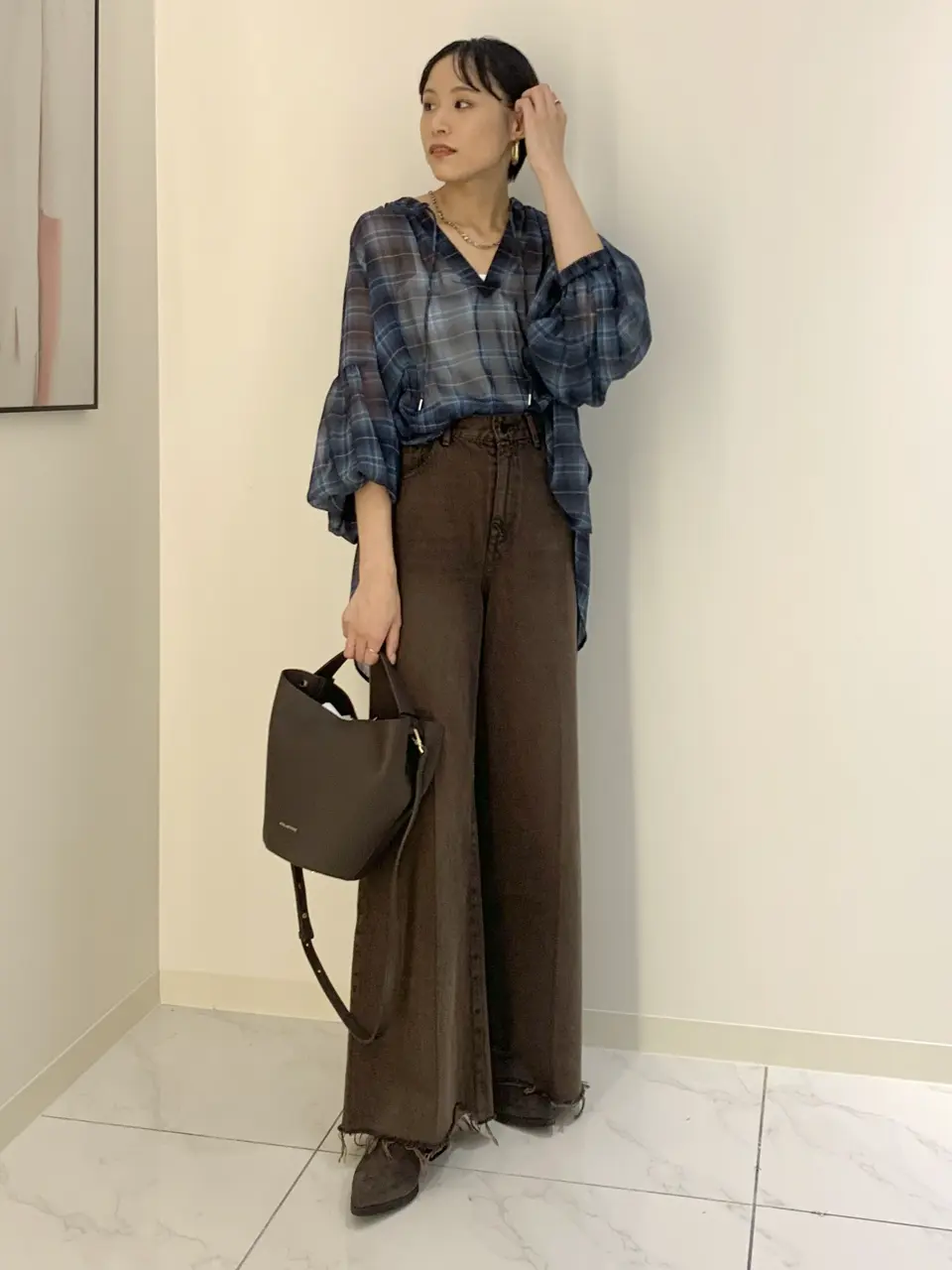 GRACE CONTINENTAL haruka iwasaki コーディネート画像