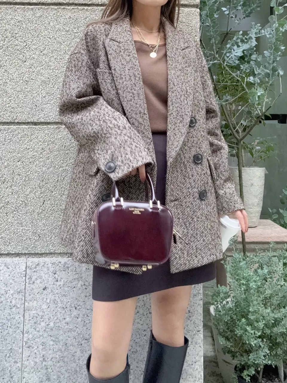 GRACE CONTINENTAL yukimi yonee コーディネート画像