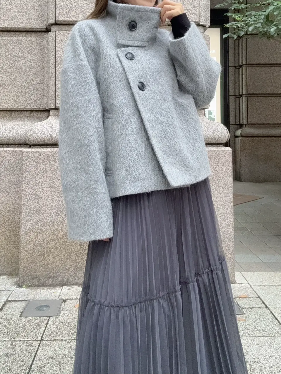 GRACE CONTINENTAL yukimi yonee コーディネート画像