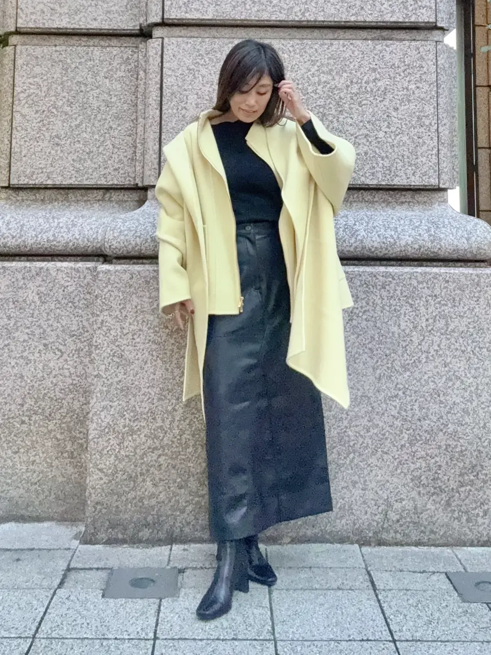 GRACE CONTINENTAL yukimi yonee コーディネート画像