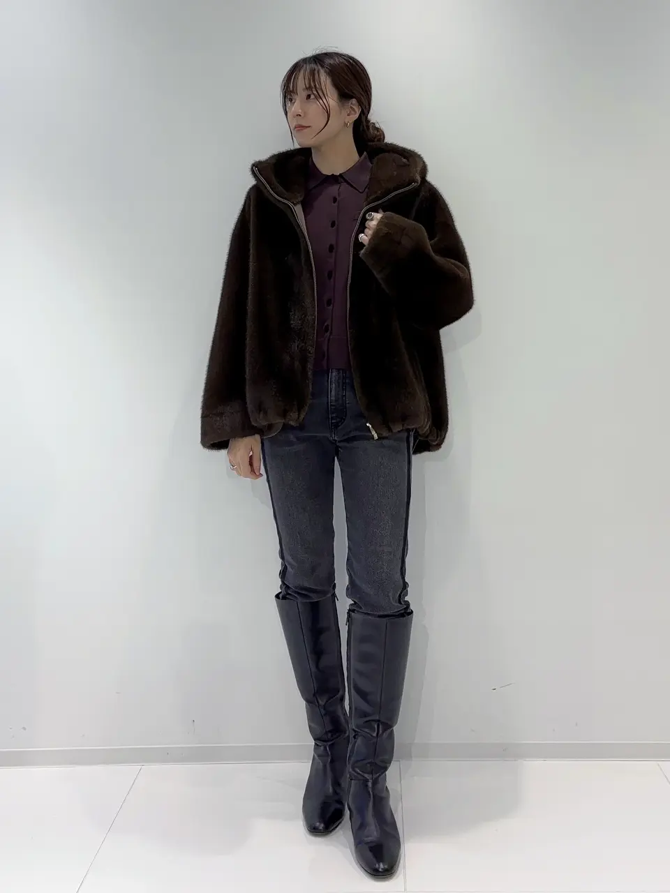 GRACE CONTINENTAL Hikaru Okada コーディネート画像