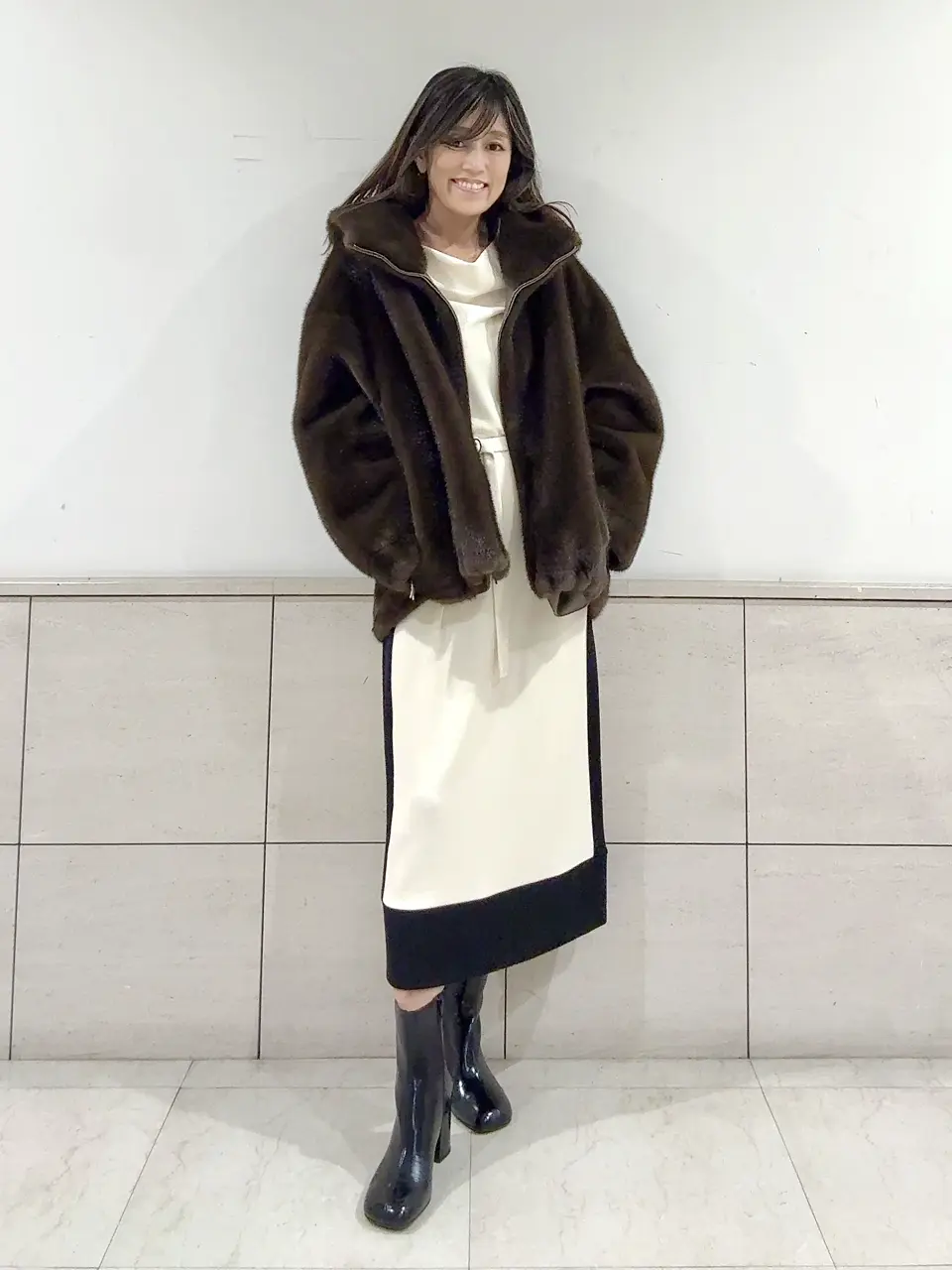 GRACE CONTINENTAL yukimi yonee コーディネート画像