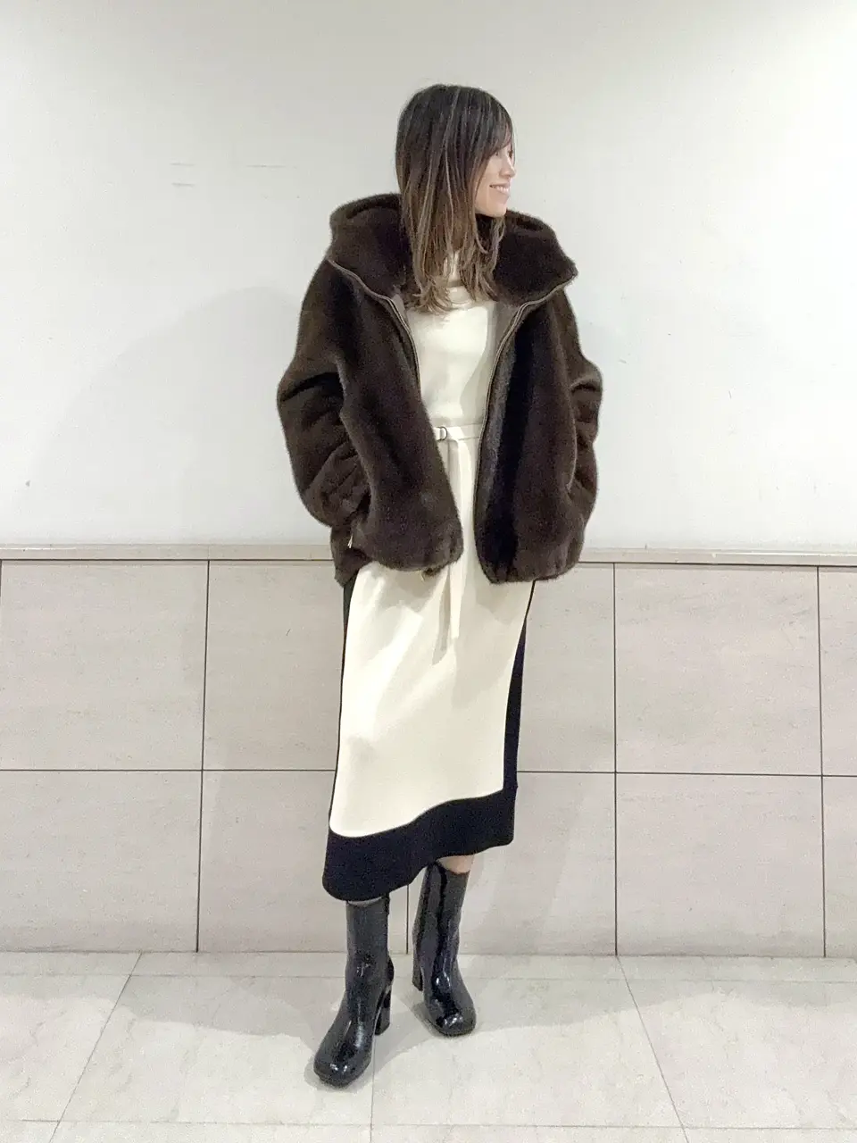 GRACE CONTINENTAL yukimi yonee コーディネート画像