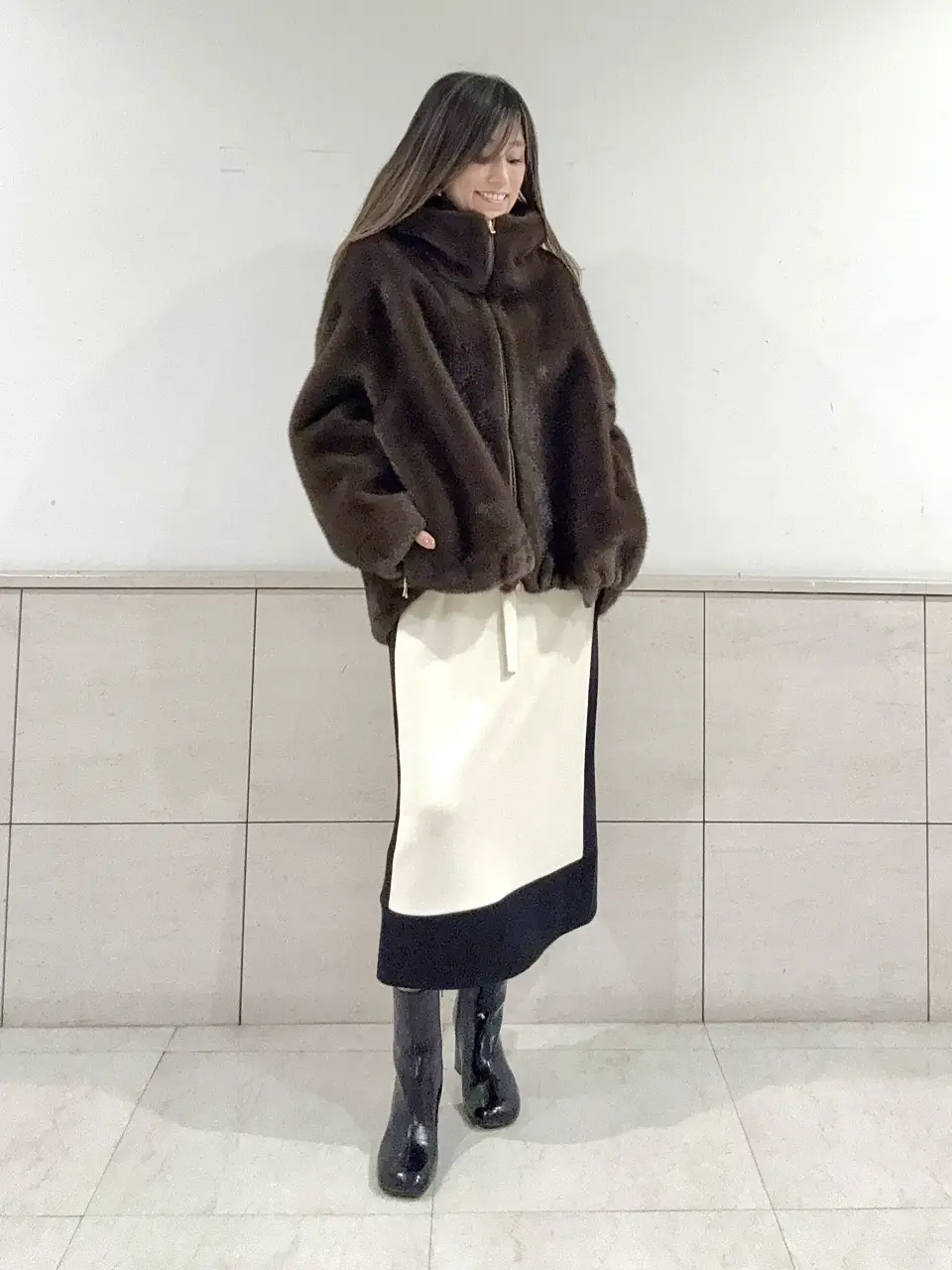 GRACE CONTINENTAL yukimi yonee コーディネート画像