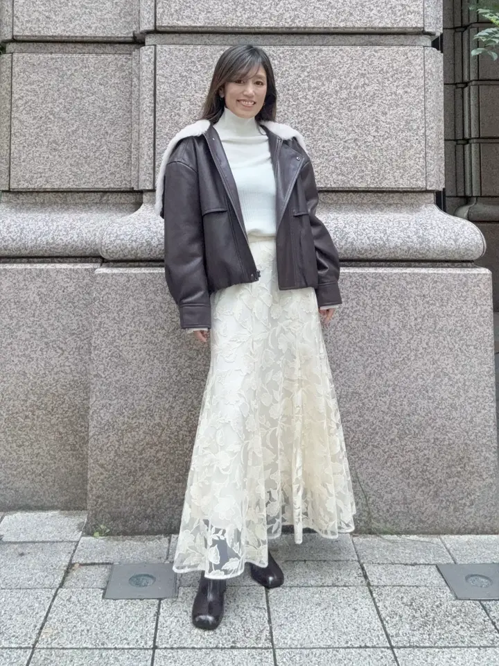 GRACE CONTINENTAL yukimi yonee コーディネート画像