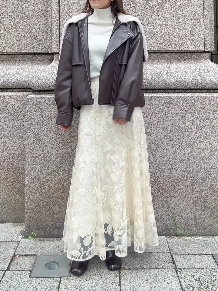 GRACE CONTINENTAL yukimi yonee コーディネート画像