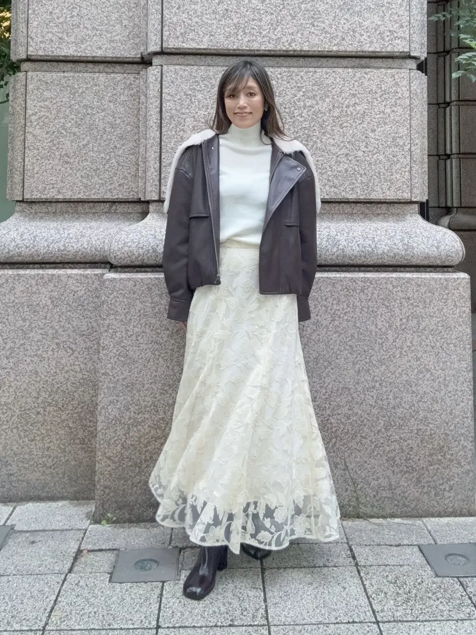 GRACE CONTINENTAL yukimi yonee コーディネート画像