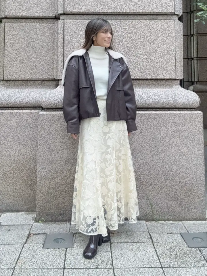 GRACE CONTINENTAL yukimi yonee コーディネート画像