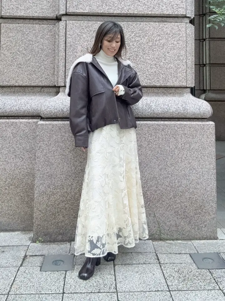 GRACE CONTINENTAL yukimi yonee コーディネート画像