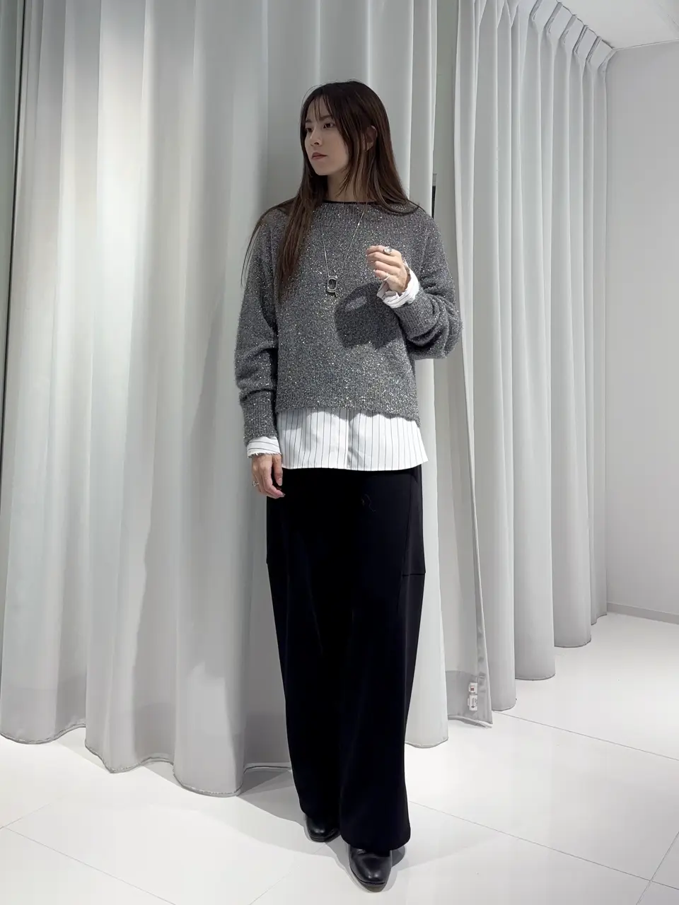 GRACE CONTINENTAL Hikaru Okada コーディネート画像