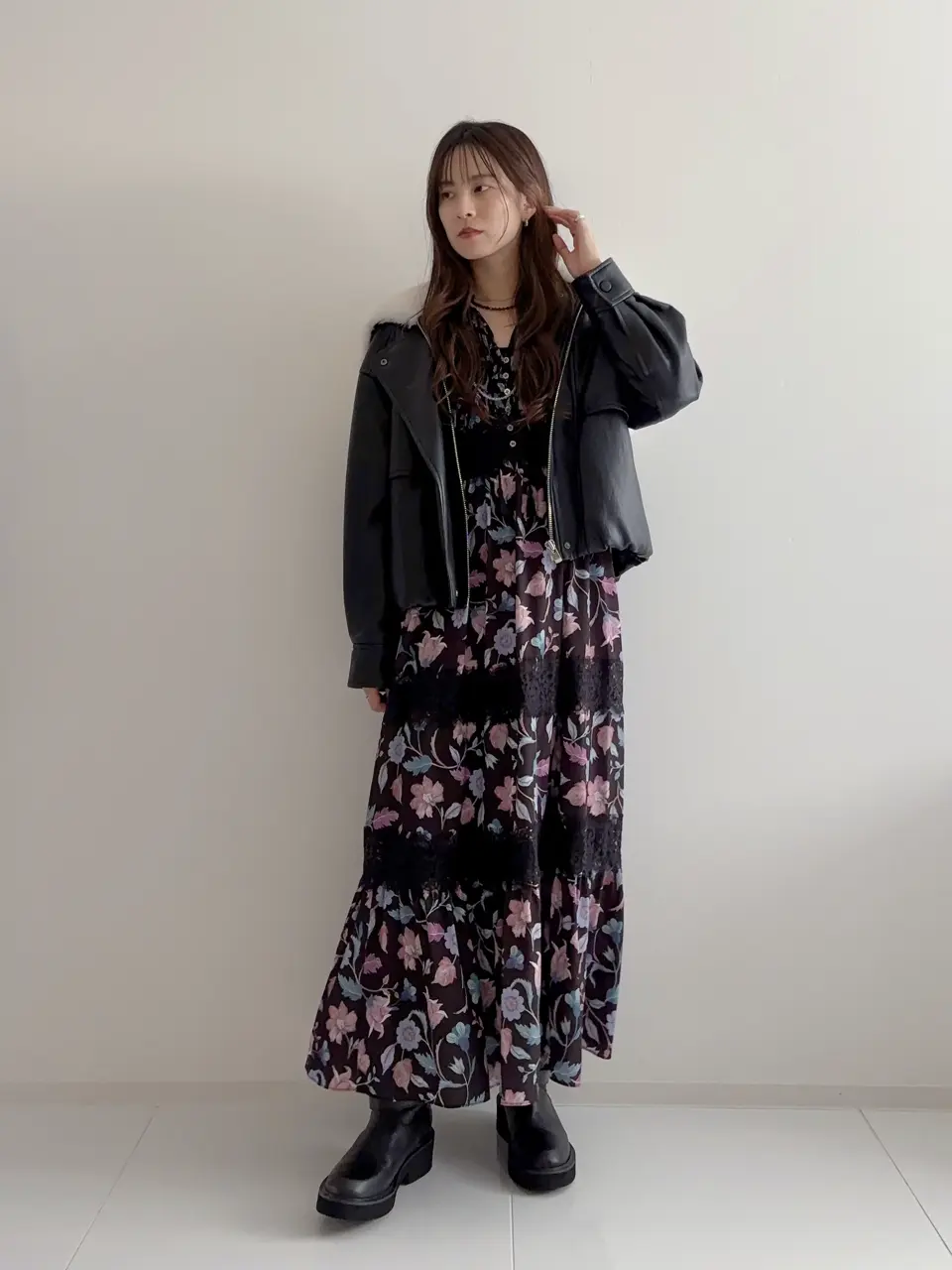 GRACE CONTINENTAL Hikaru Okada コーディネート画像