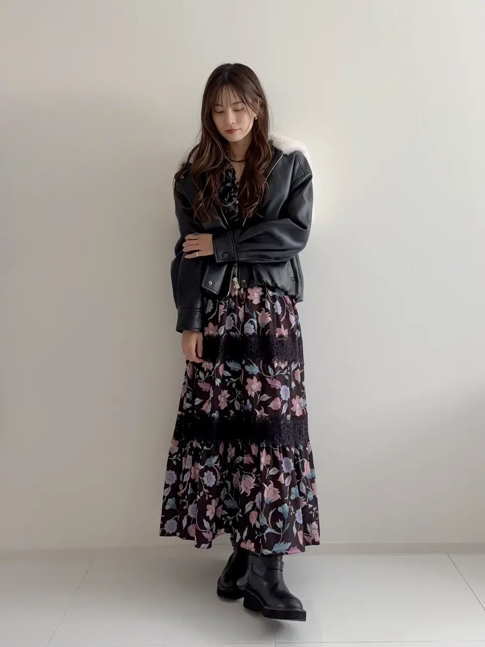 GRACE CONTINENTAL Hikaru Okada コーディネート画像