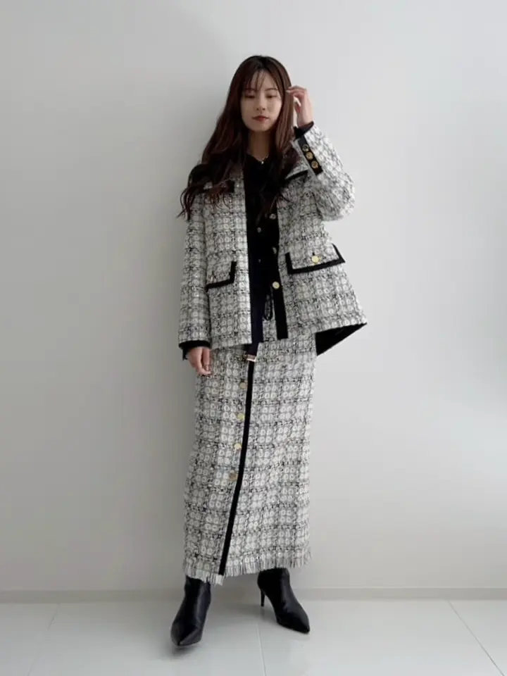 GRACE CONTINENTAL Hikaru Okada コーディネート画像