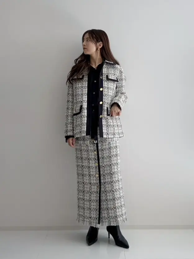 GRACE CONTINENTAL Hikaru Okada コーディネート画像