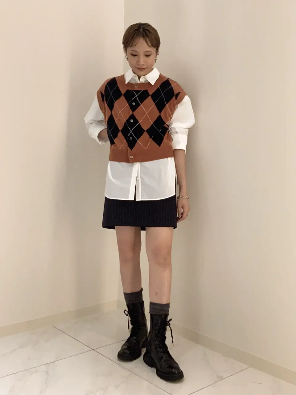  haruka iwasaki コーディネート画像