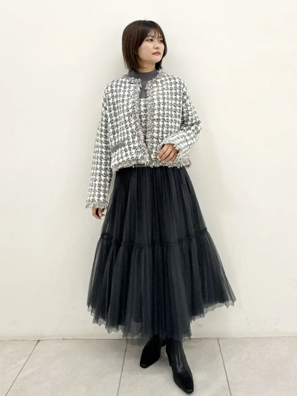 GRACE CONTINENTAL MORITA AI コーディネート画像