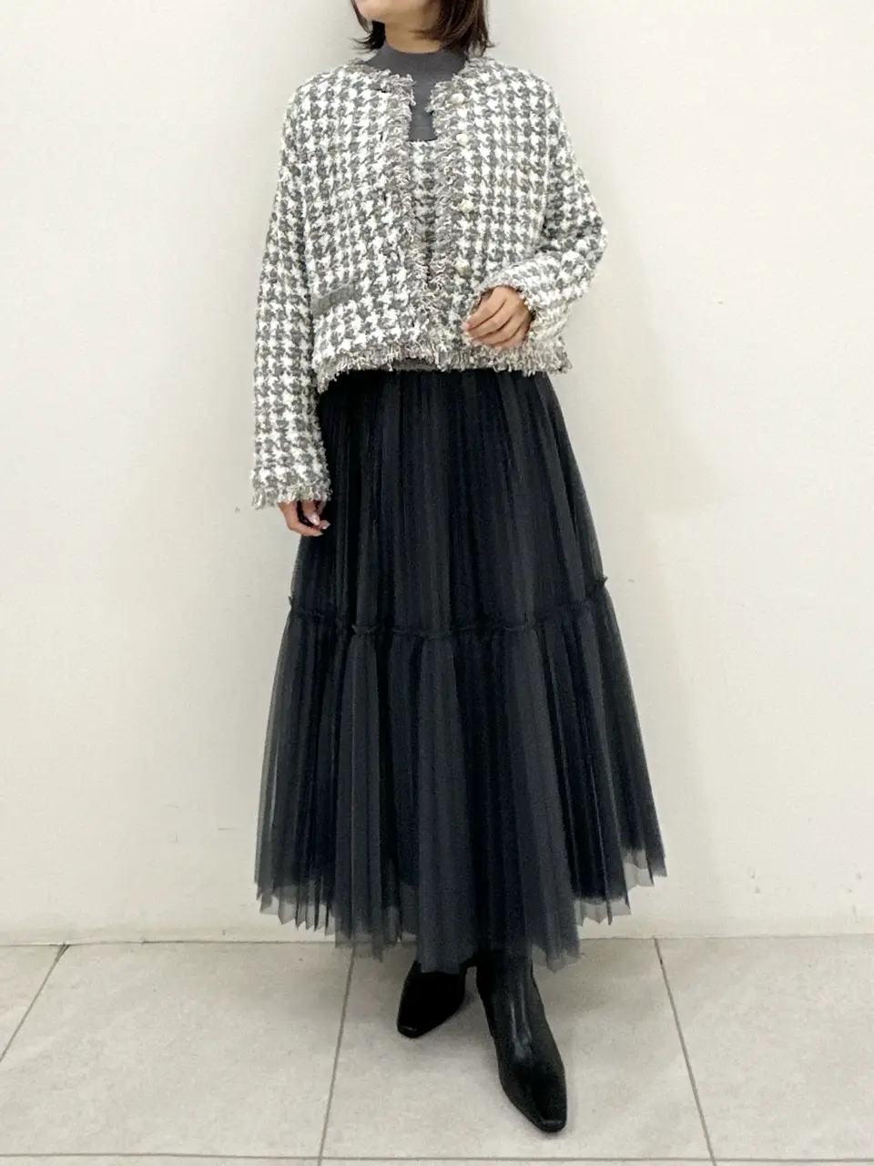 GRACE CONTINENTAL MORITA AI コーディネート画像