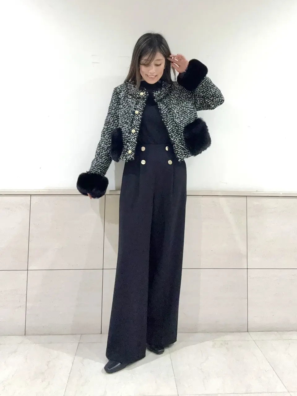 GRACE CONTINENTAL yukimi yonee コーディネート画像