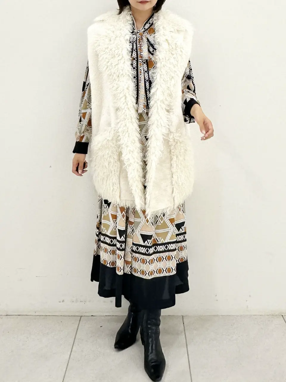 GRACE CONTINENTAL MORITA AI コーディネート画像