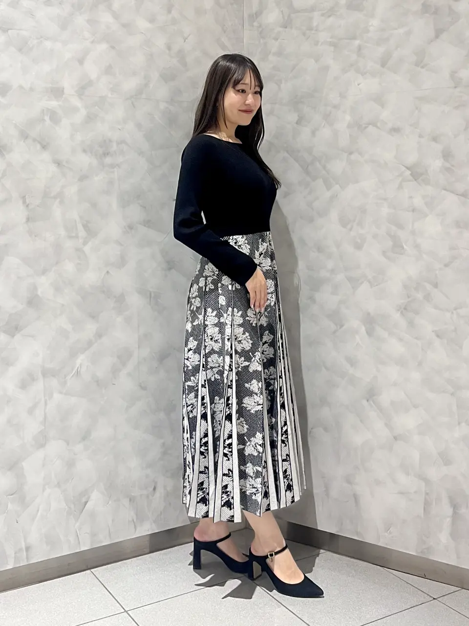 GRACE CONTINENTAL 根本　紗良 コーディネート画像