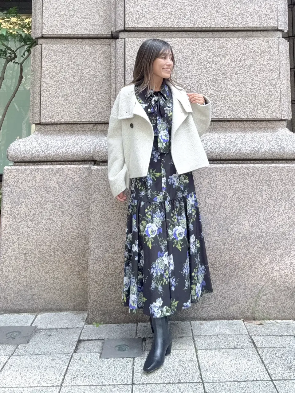 GRACE CONTINENTAL yukimi yonee コーディネート画像