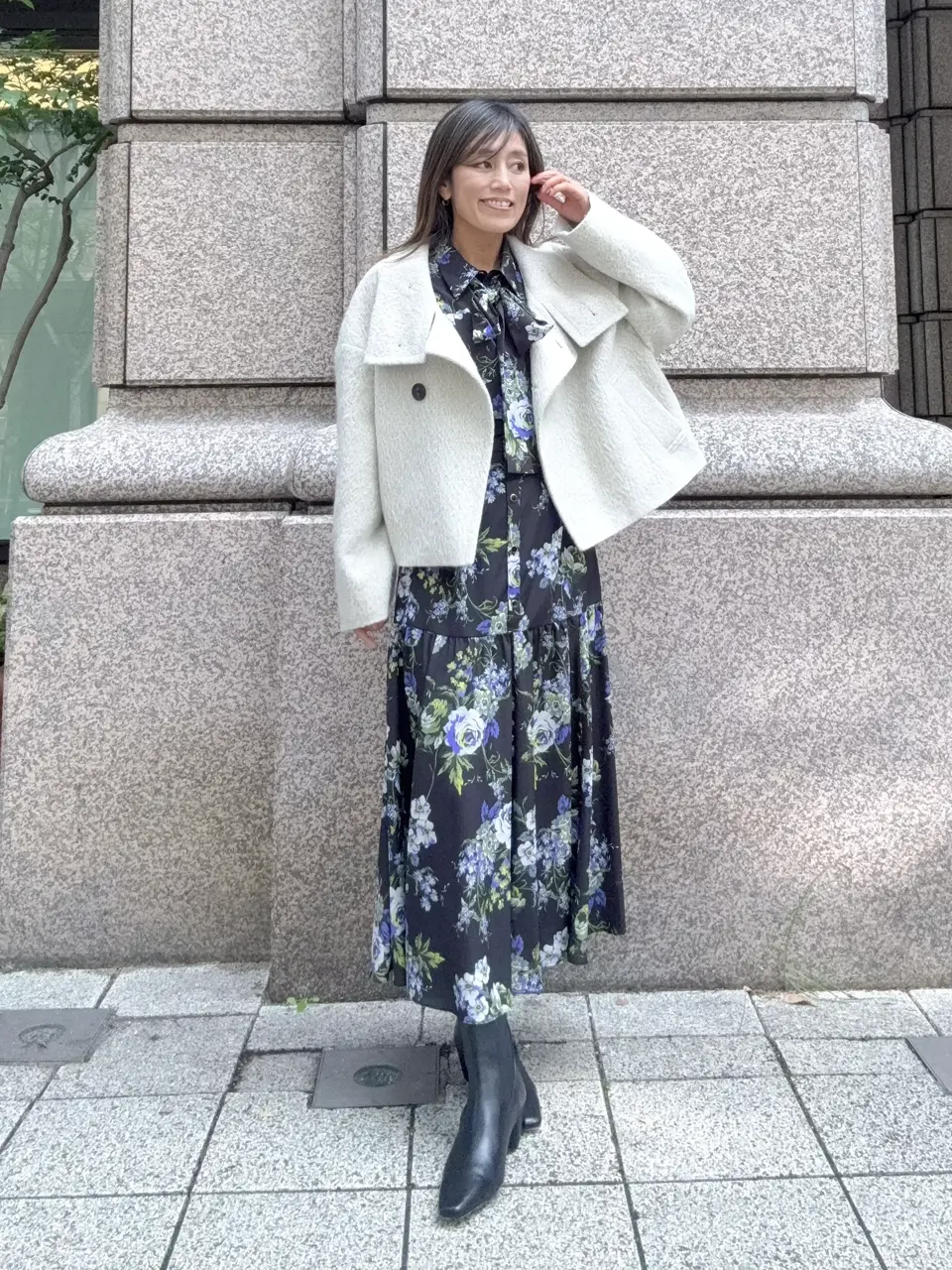 GRACE CONTINENTAL yukimi yonee コーディネート画像