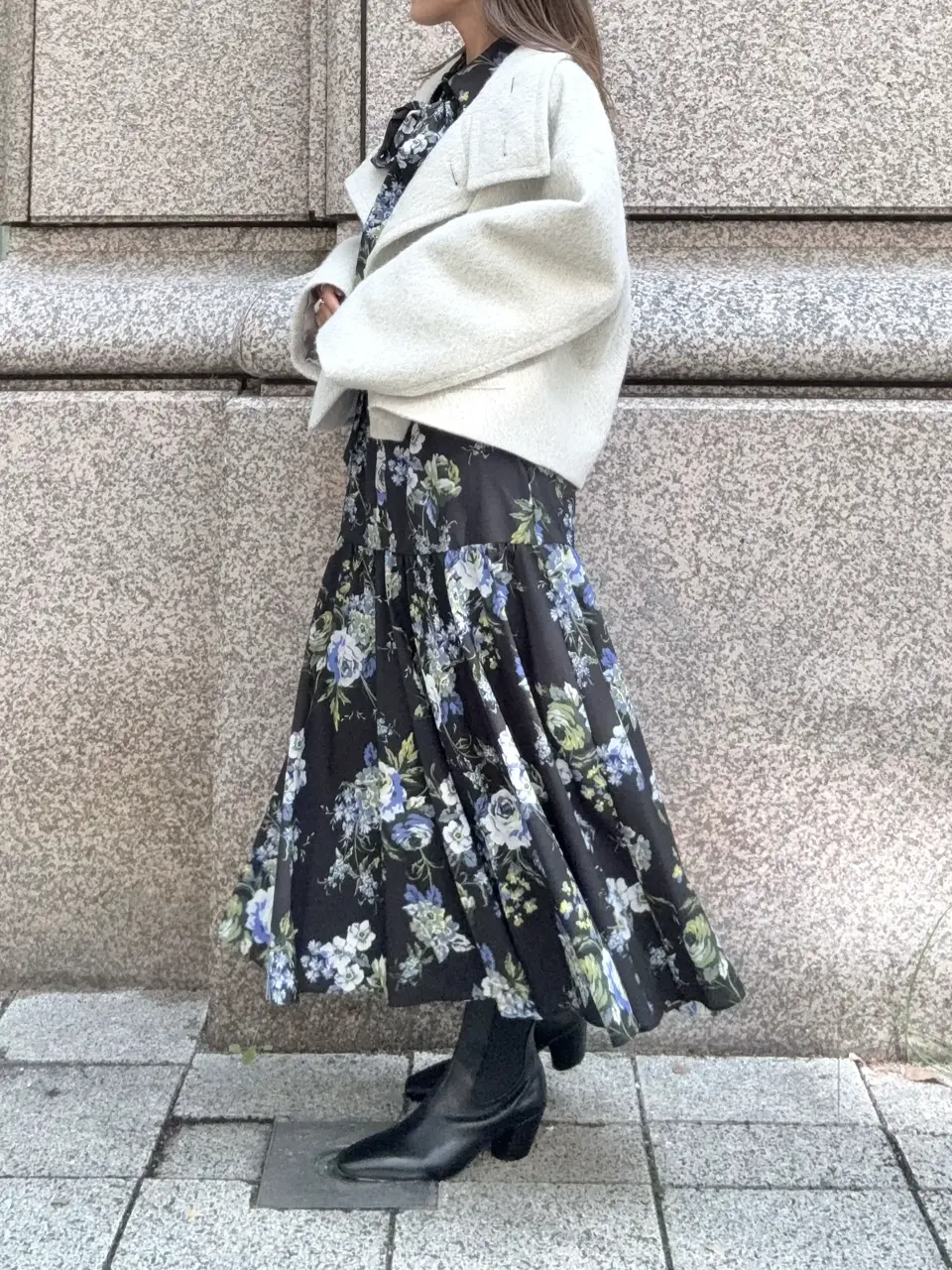 GRACE CONTINENTAL yukimi yonee コーディネート画像