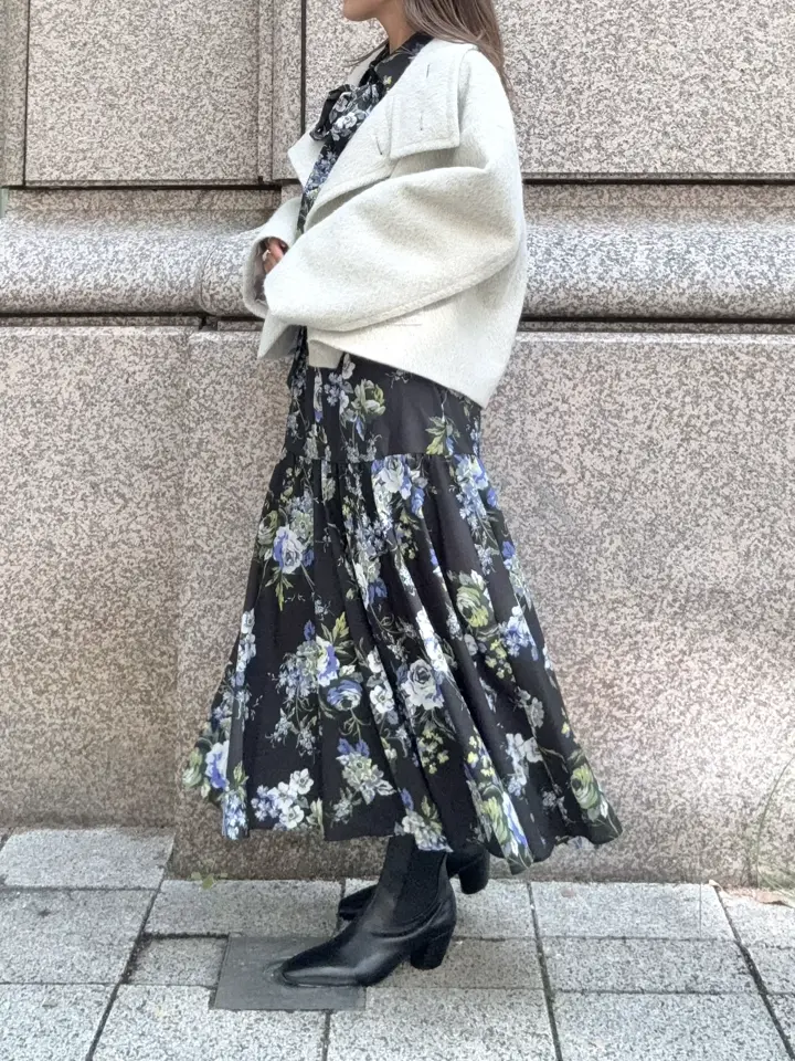 GRACE CONTINENTAL yukimi yonee コーディネート画像