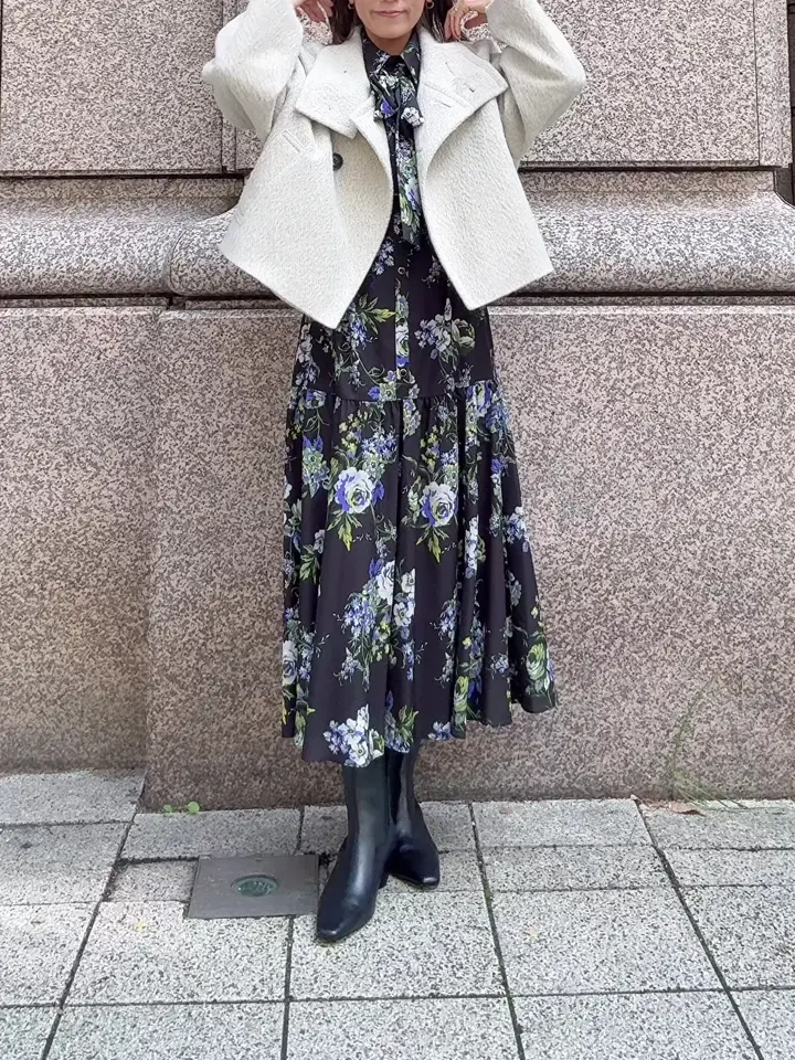 GRACE CONTINENTAL yukimi yonee コーディネート画像